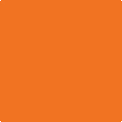 2015-10: Electric Orange by Benjamin Moore