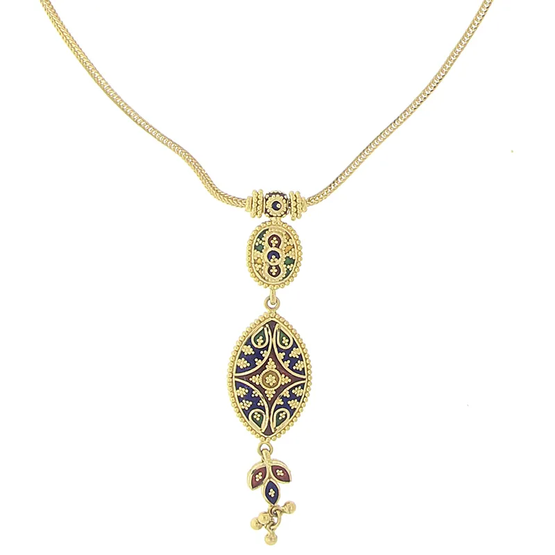 3 PIECE GOLD NECKLACE SET