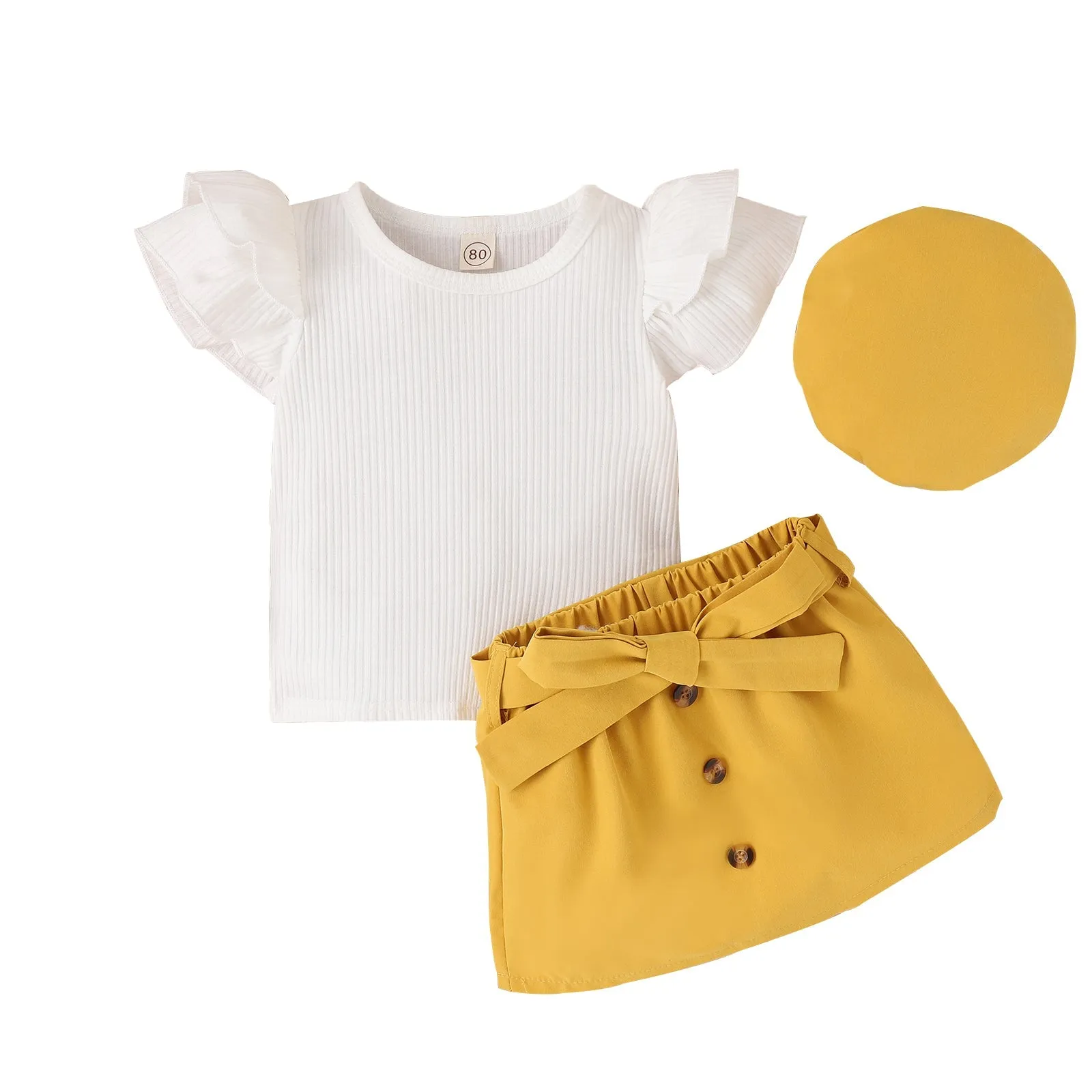 3-piece Toddler Pit Skirt Sets