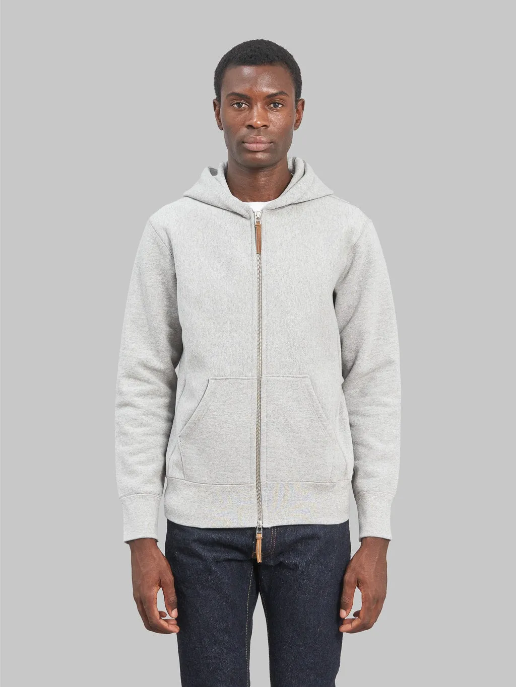 3sixteen Heavyweight Zip Hoody Grey