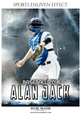 Alan Jack - Baseball Sports Enliven Effects Photography Template