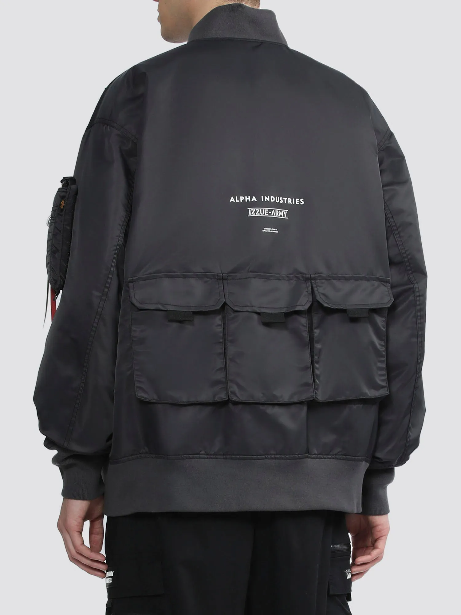 ALPHA X IZZUE UTILITY MA-1 JACKET