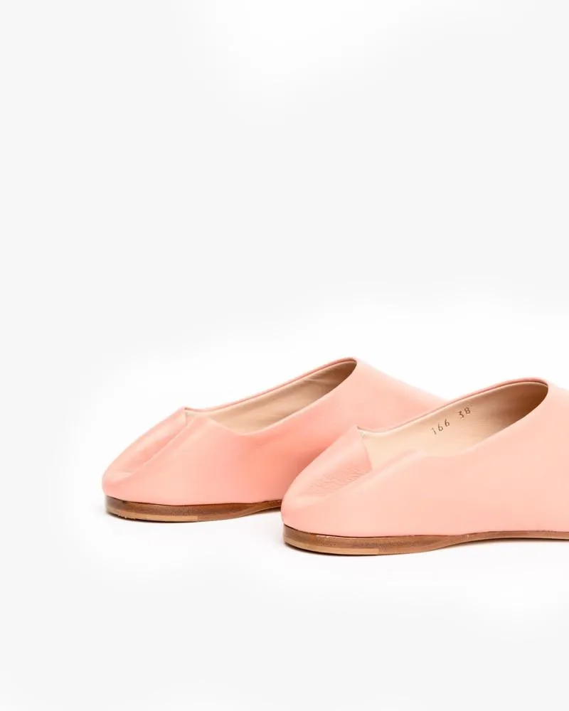 Amina Nappa Flat in Pink