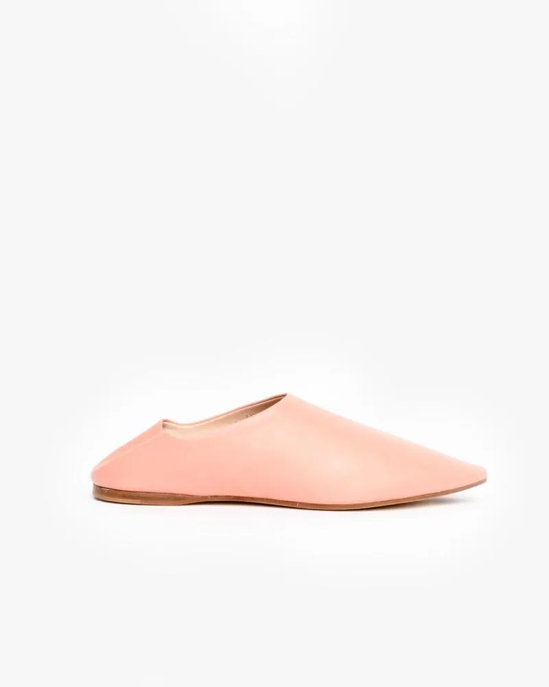 Amina Nappa Flat in Pink