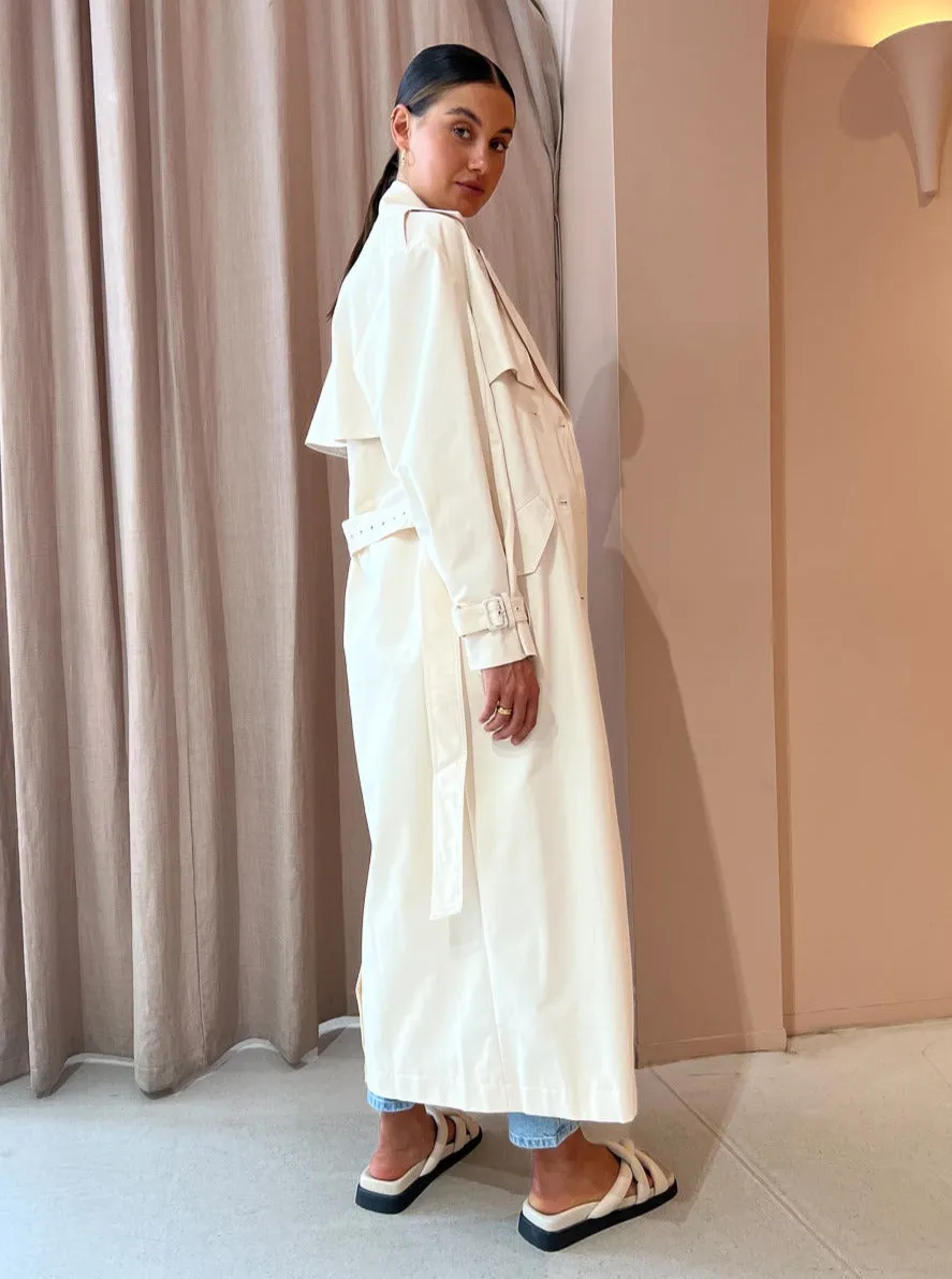 Anna Quan Madden Coat in Milk