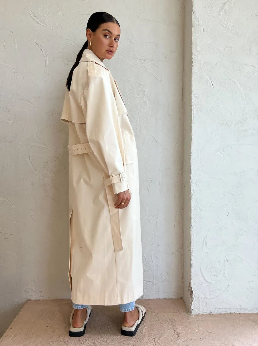 Anna Quan Madden Coat in Milk