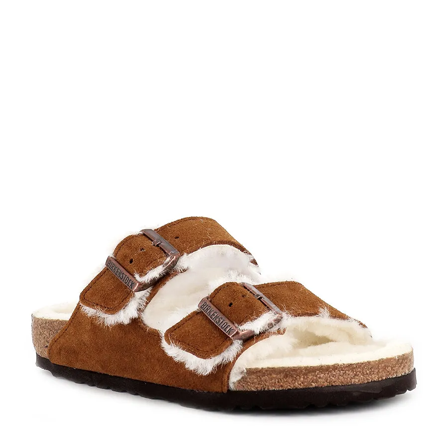 ARIZONA SHEARLING - MINK SUEDE