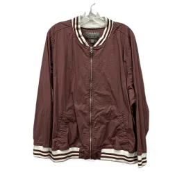 Athletic Jacket By Torrid In Brown, Size: 3x