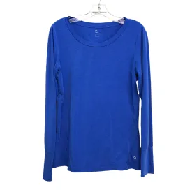 Athletic Top Long Sleeve Crewneck By Gapfit In Blue, Size: M