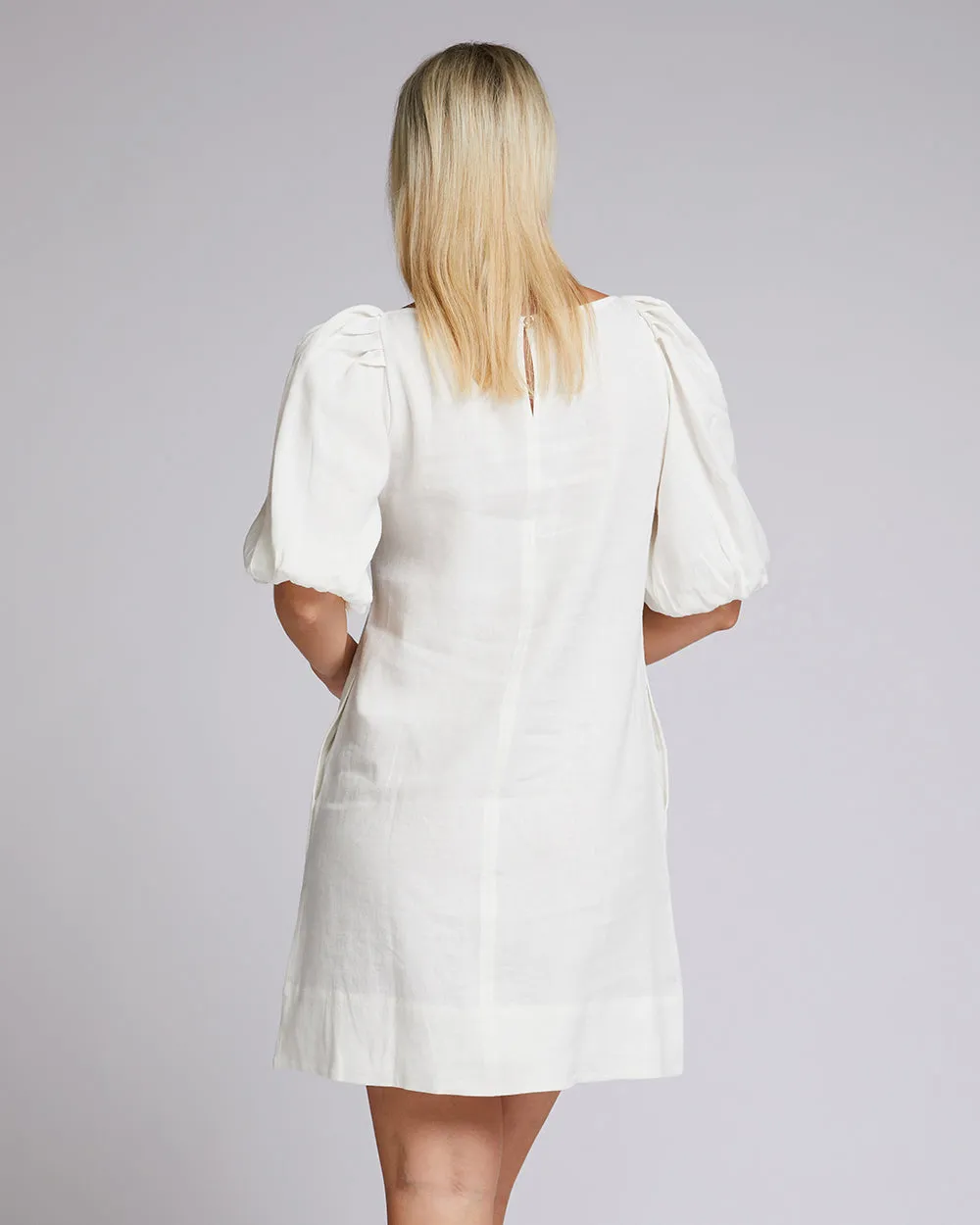 Azure Dress - White