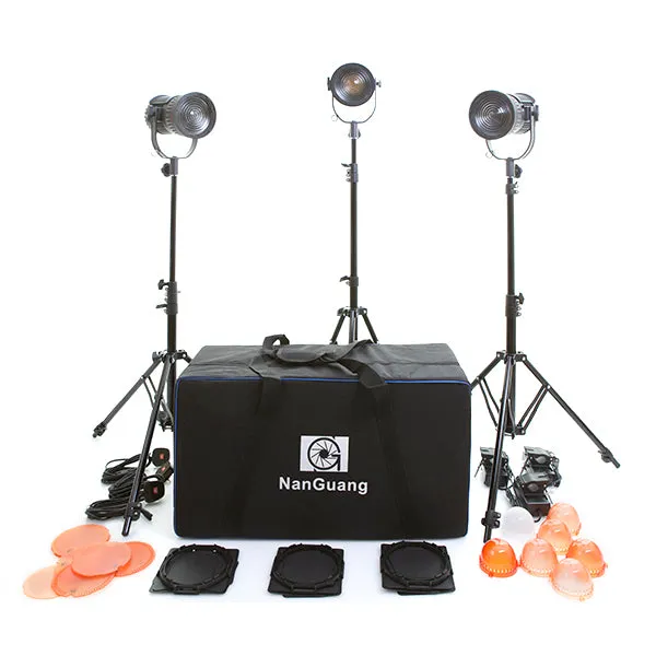 (B Stock) NanGuang CN-30F Fresnel 3-Light Kit