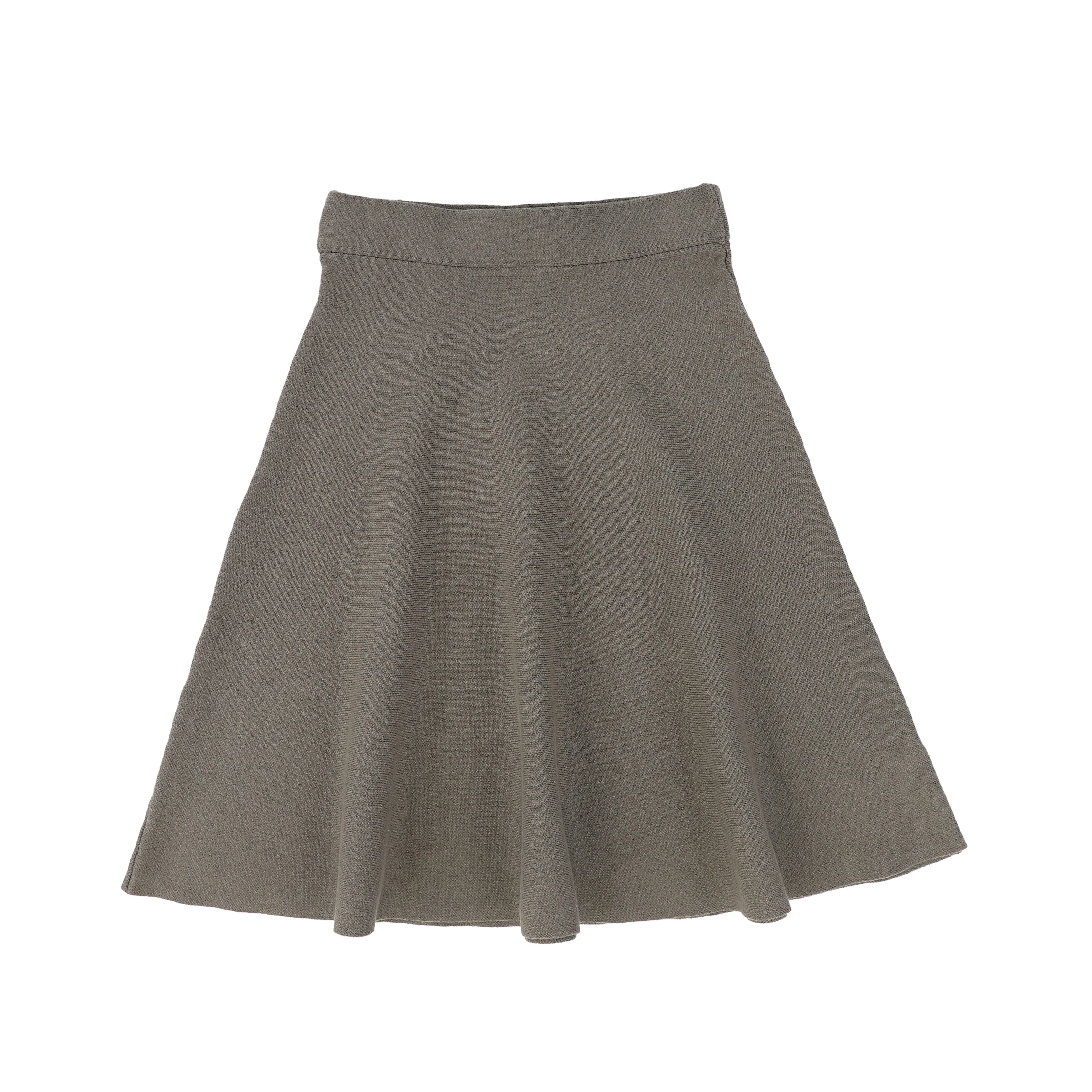 BACE COLLECTION OLIVE SCUBA SKIRT [Final Sale]