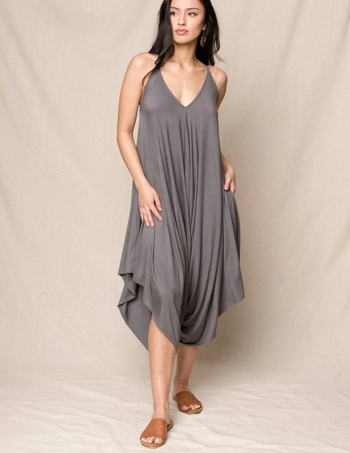 Bamboo Jumpsuit - Grey