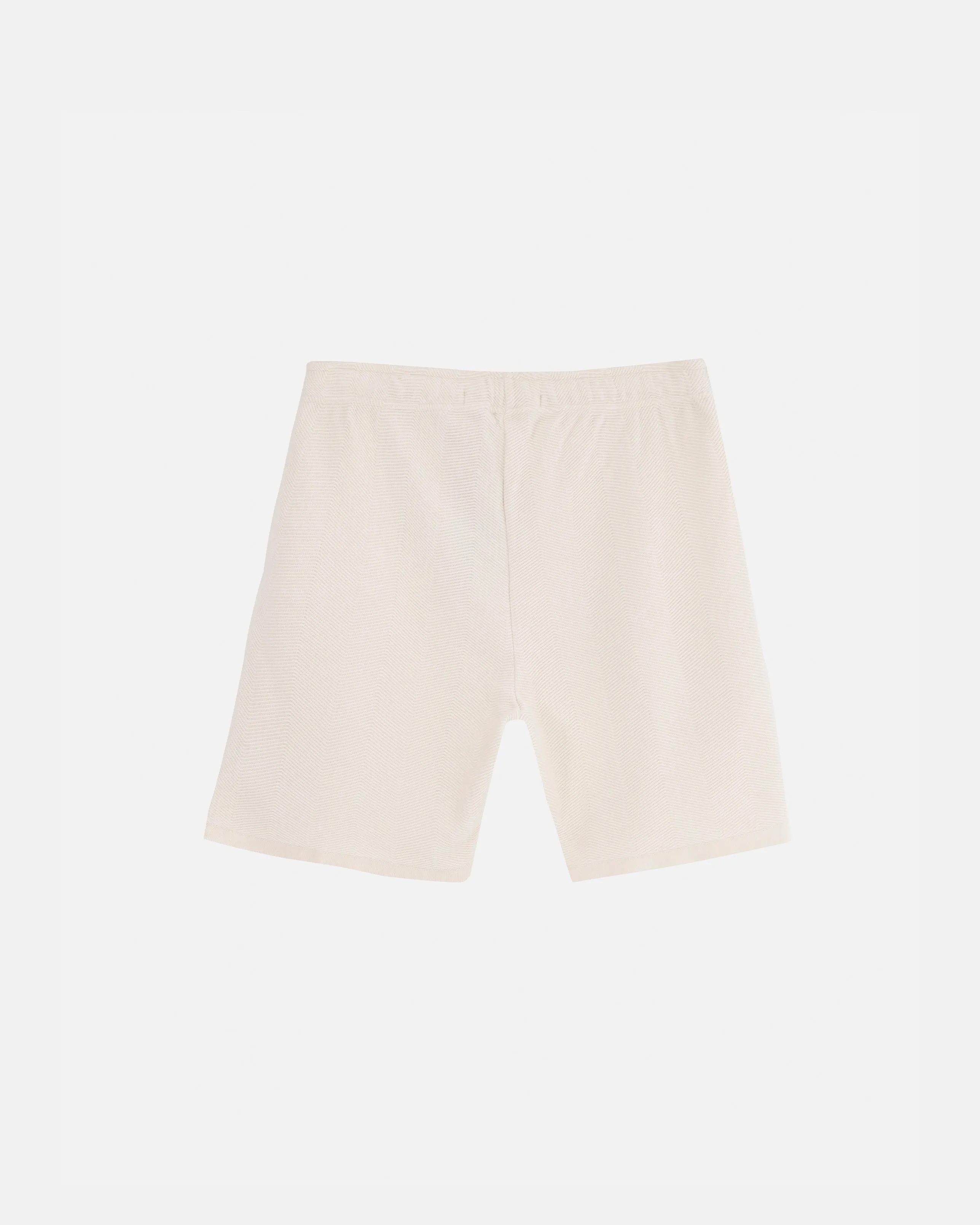 Basics Herringbone Knit Short Cream