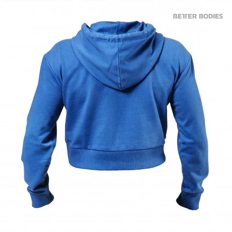 Better Bodies Cropped Hoodie - Bright Blue