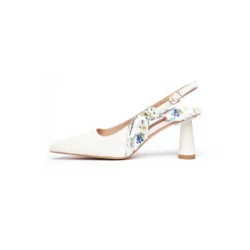 Blooming Heels - Beige ( BEI )