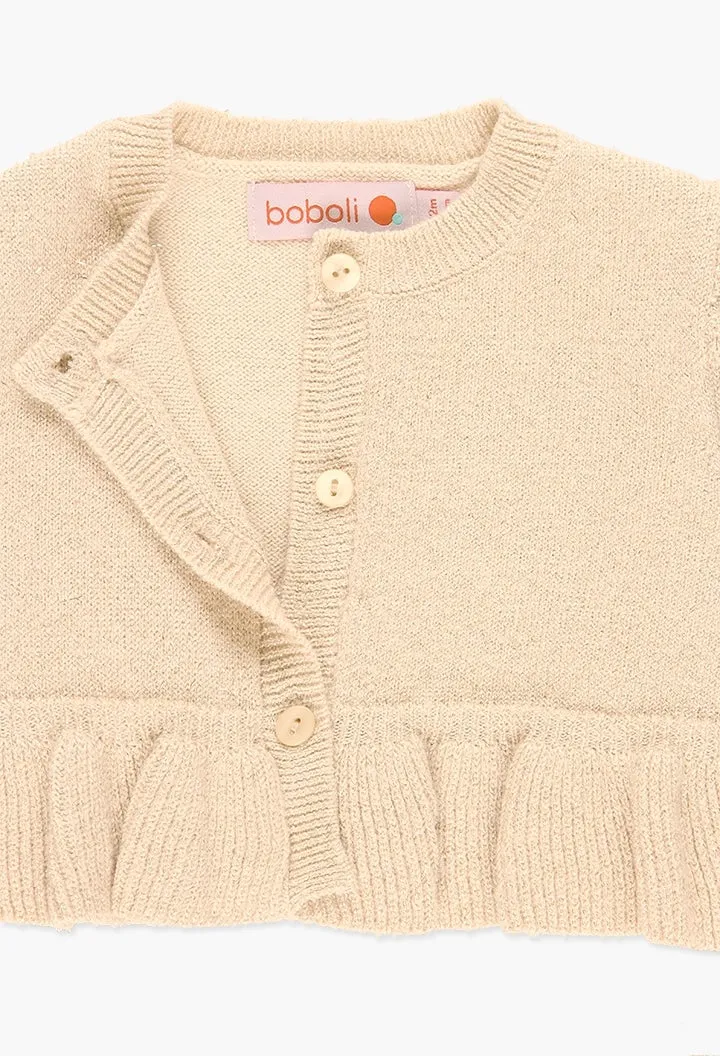 Boboli Knitwear Jacket for Baby Girl (Size 2-6)