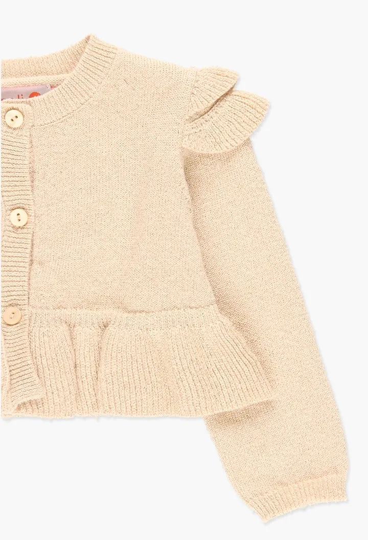 Boboli Knitwear Jacket for Baby Girl (Size 2-6)