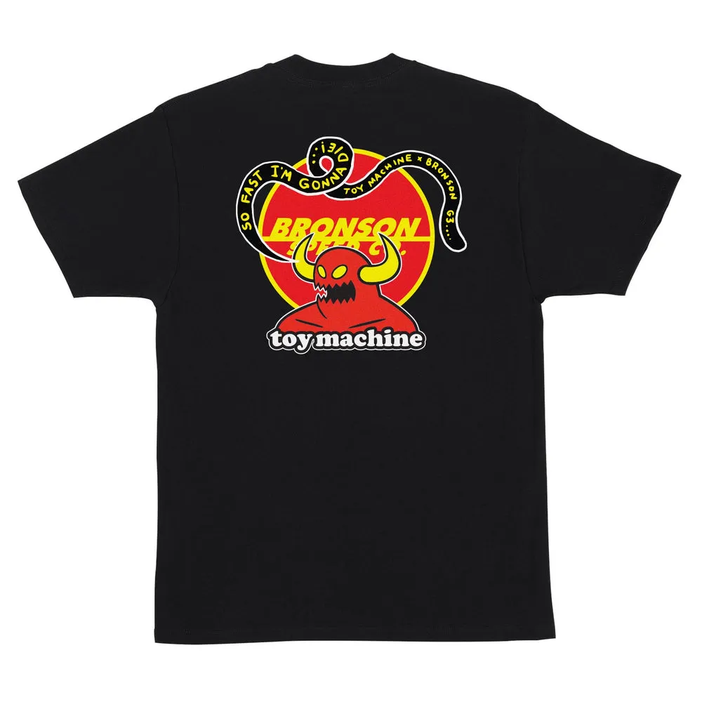 Bronson x Toy Machine Tee - Black