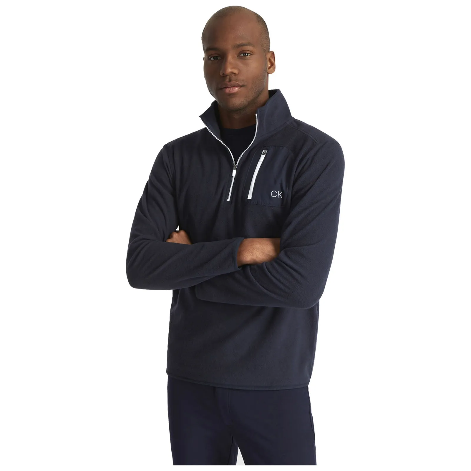 Calvin Klein Mens Planet Fleece Half Zip