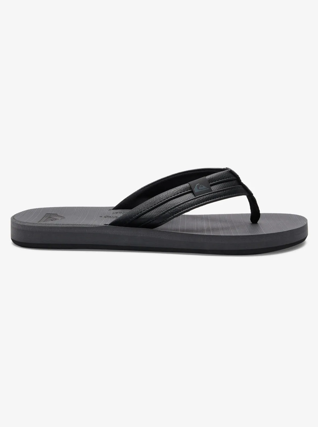 Carver Squish Sandals - Black/Grey/Black