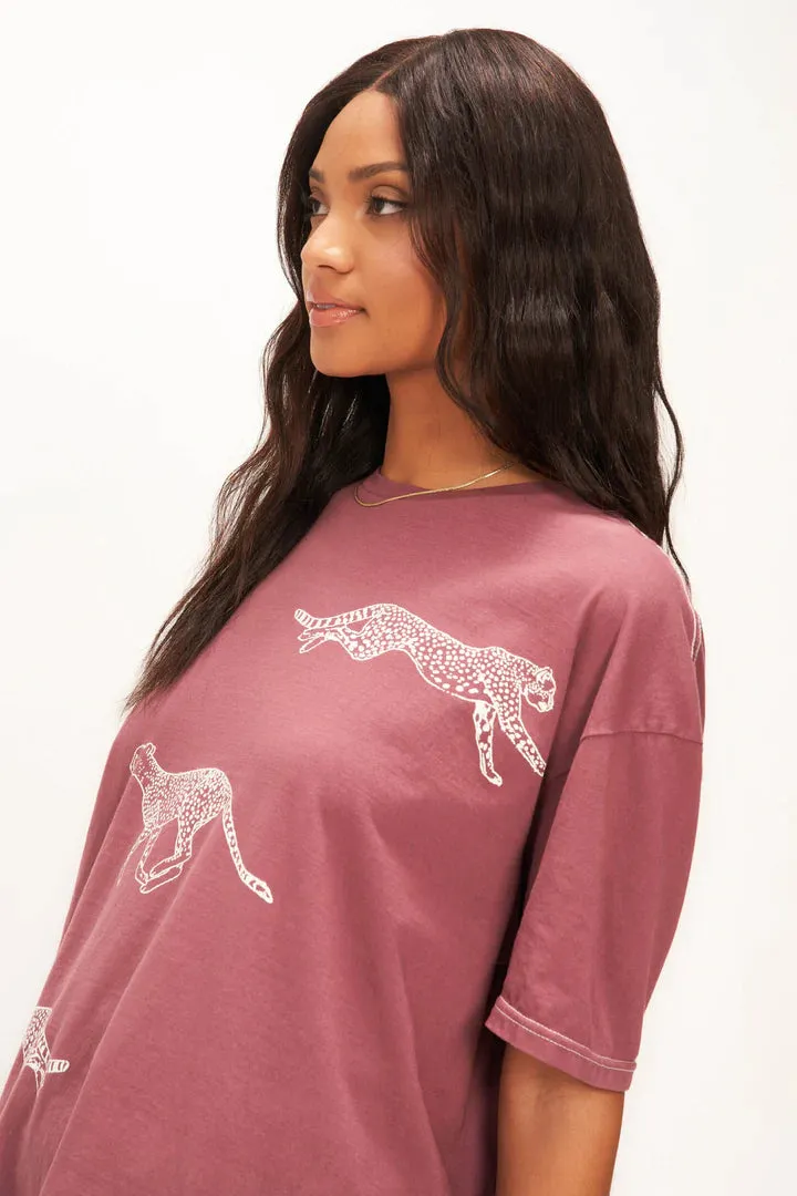 CHEETAHS OVERSIZED TEE