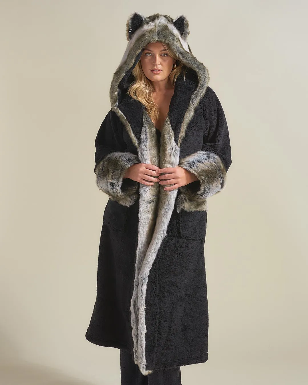 Classic Women's Luxury Robe | Grey Wolf