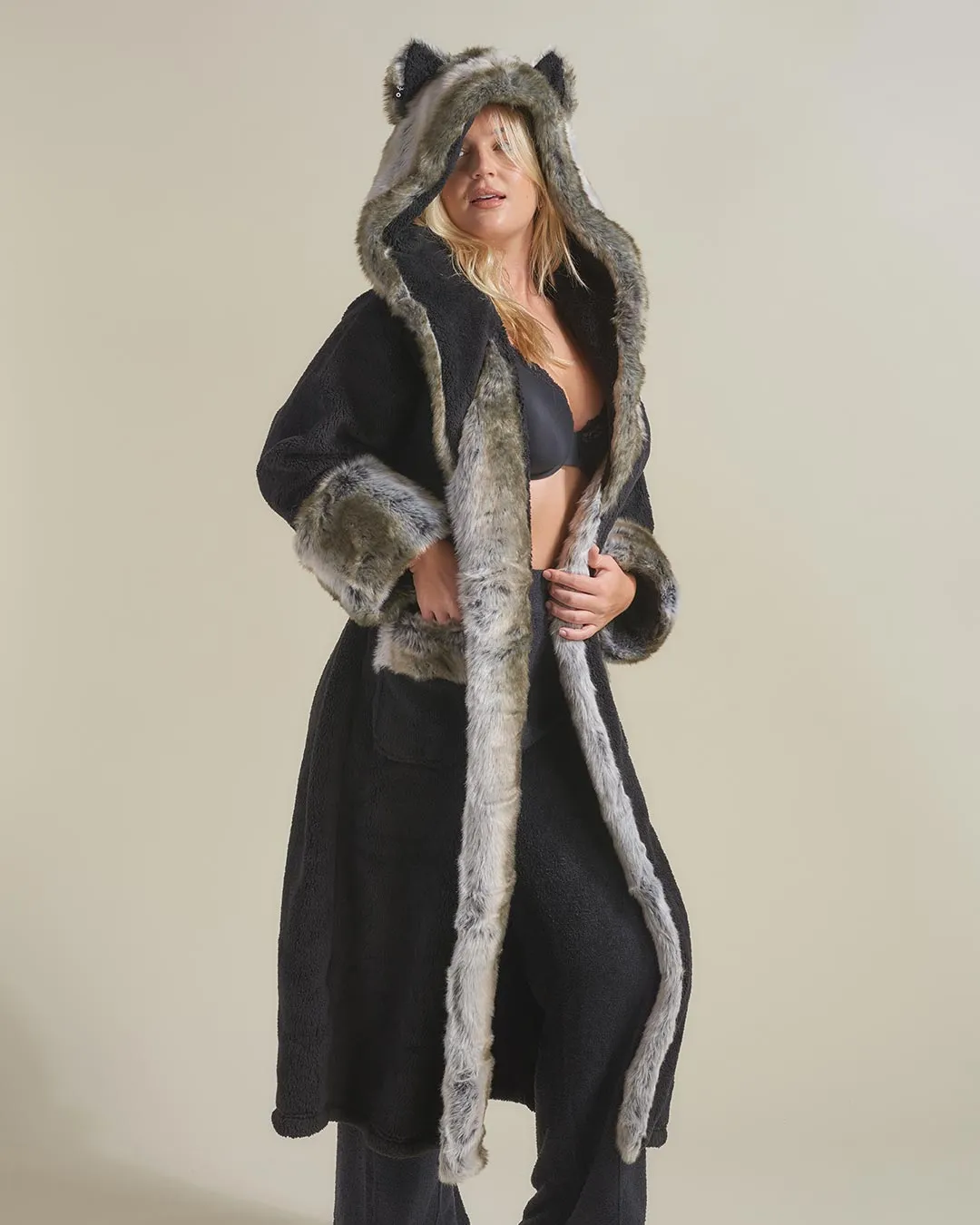 Classic Women's Luxury Robe | Grey Wolf