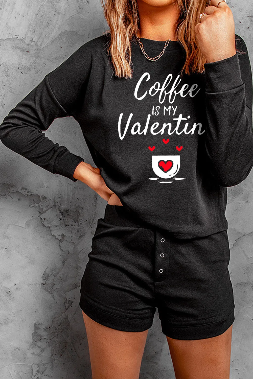 Coffee IS MY Valentine Lounge Set