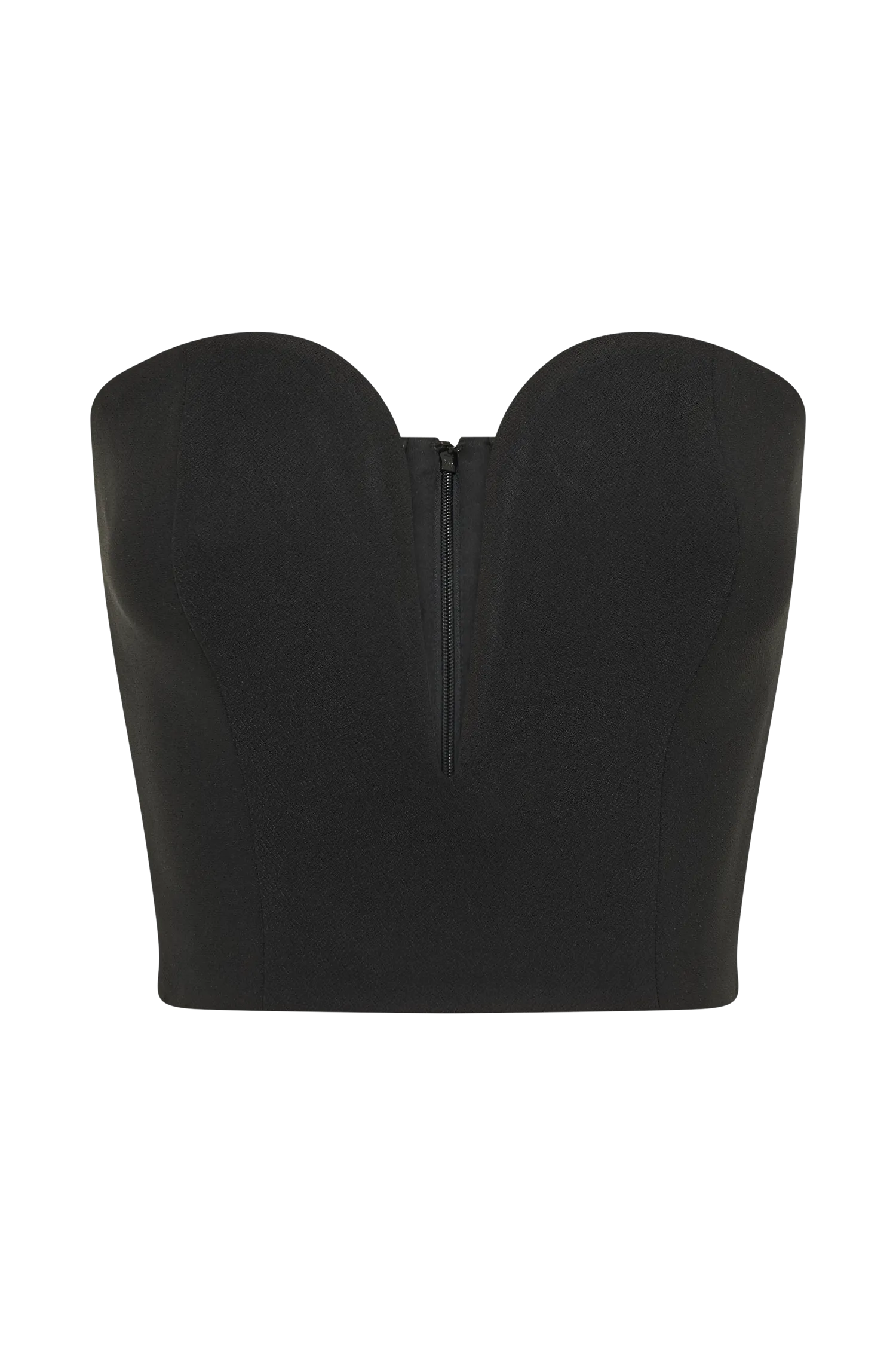 Dahlia Strapless V Corset - Black