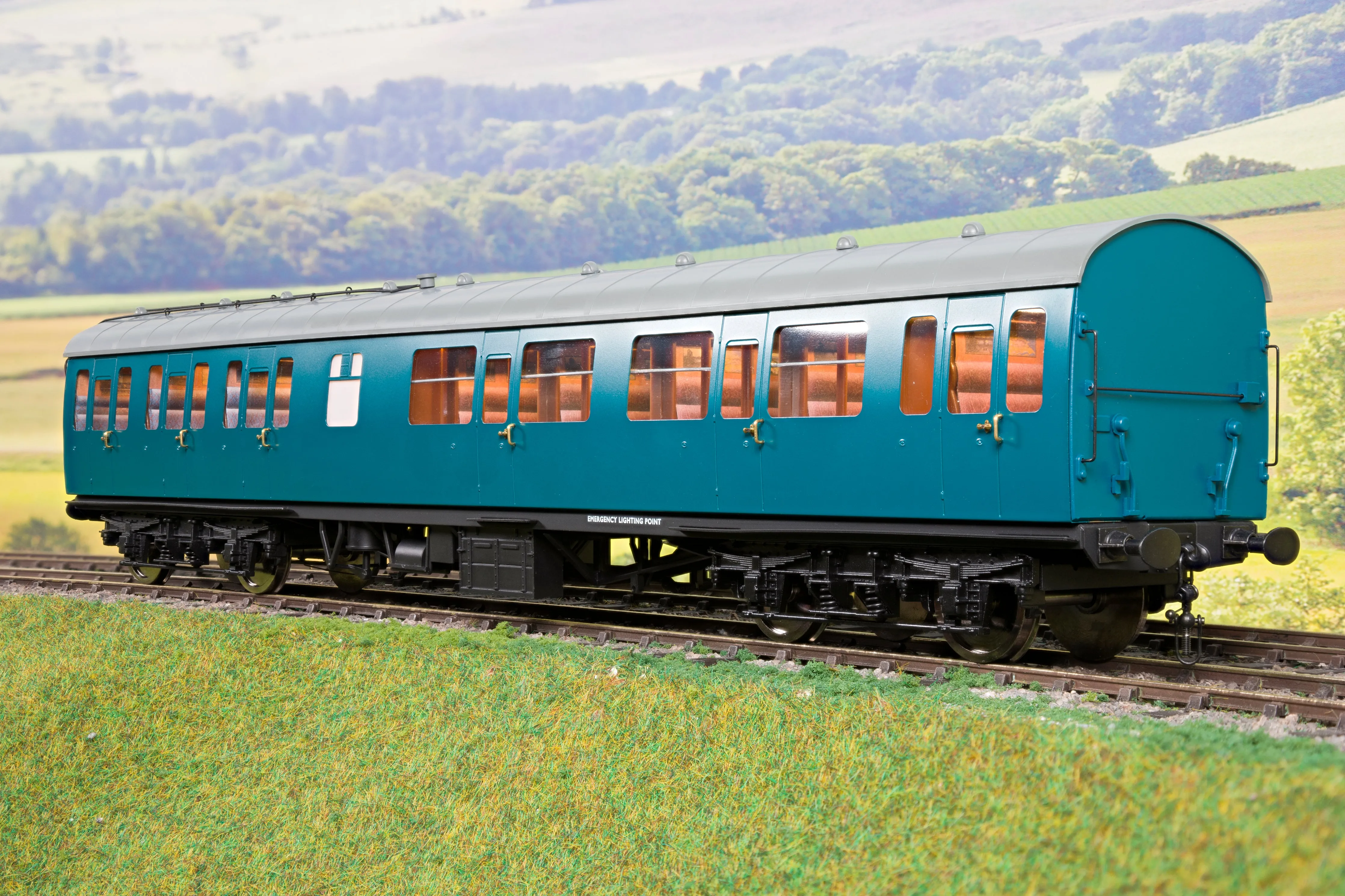 Darstaed D23-3-4 7mm Finescale O Gauge BR 57' Mk1 Composite with Lavatory (CL) Coach, BR Blue