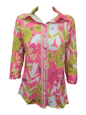 David Cline Collar Shirt 9103TV Flower, Power