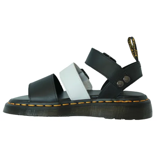 Dr Martens Platform Sandals - Gryphon - Black/White