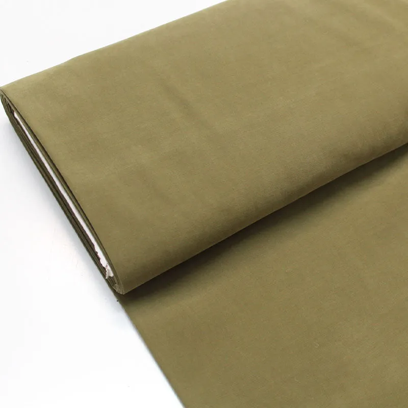 Dressmaking Drape Cupro - Olive Green