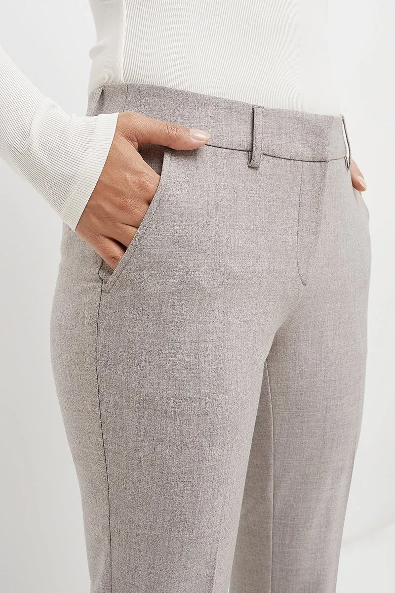 Easy care straight leg trouser dress pants