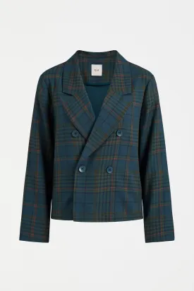 Elk The Label - Seine Jacket - Teal Plaid