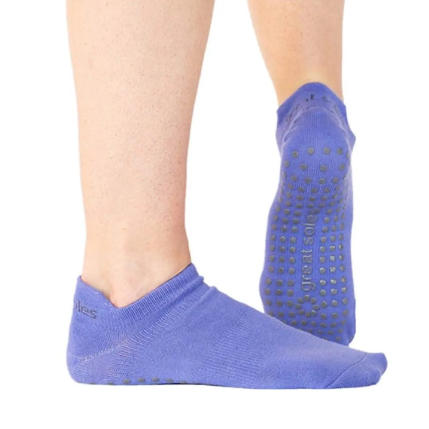 Emery Tab Back Grip Socks (Barre / Pilates)