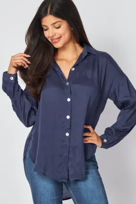 Flowy Beach Shirt - Summer Night