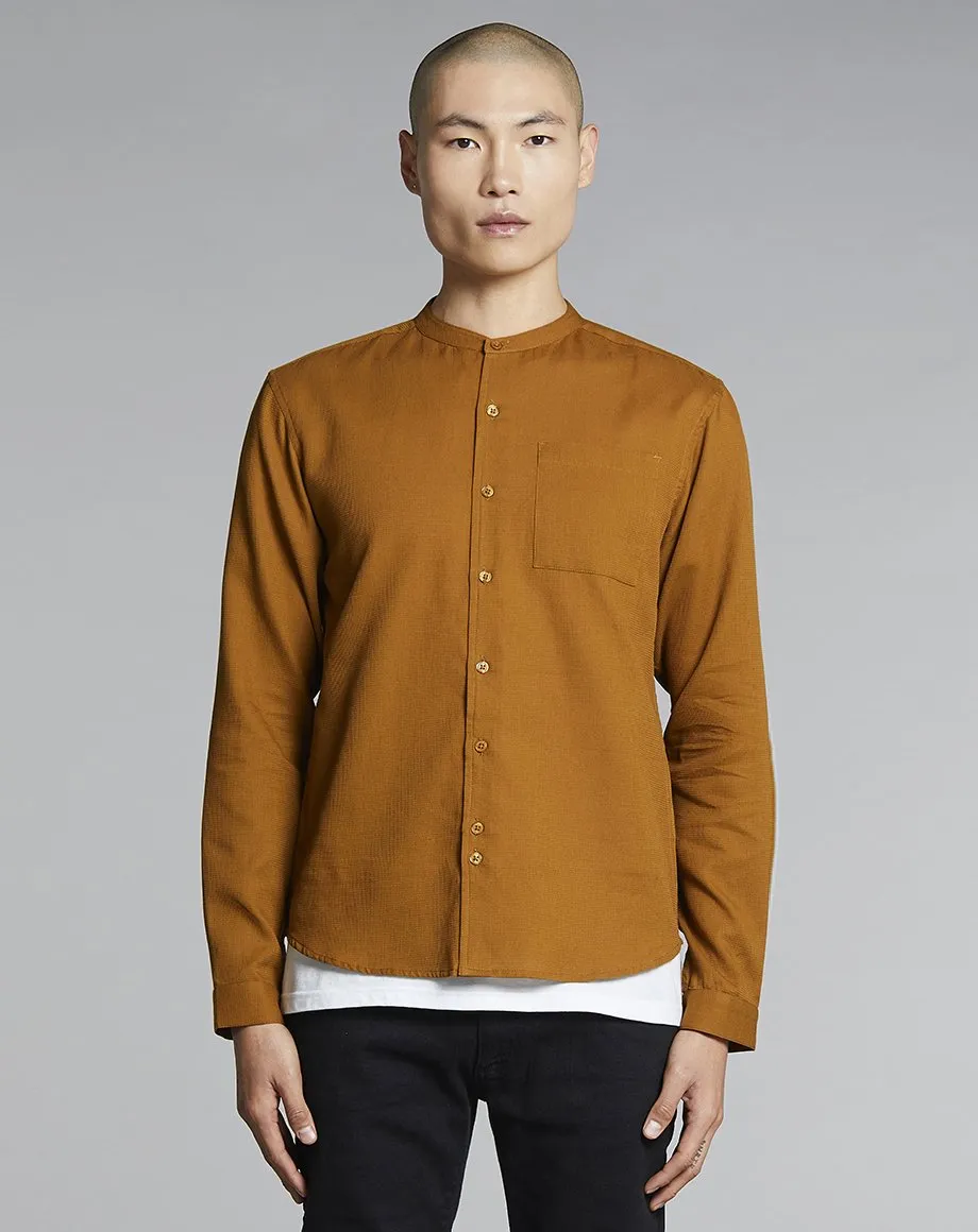 GASTON MENS SHIRT | TOBACCO