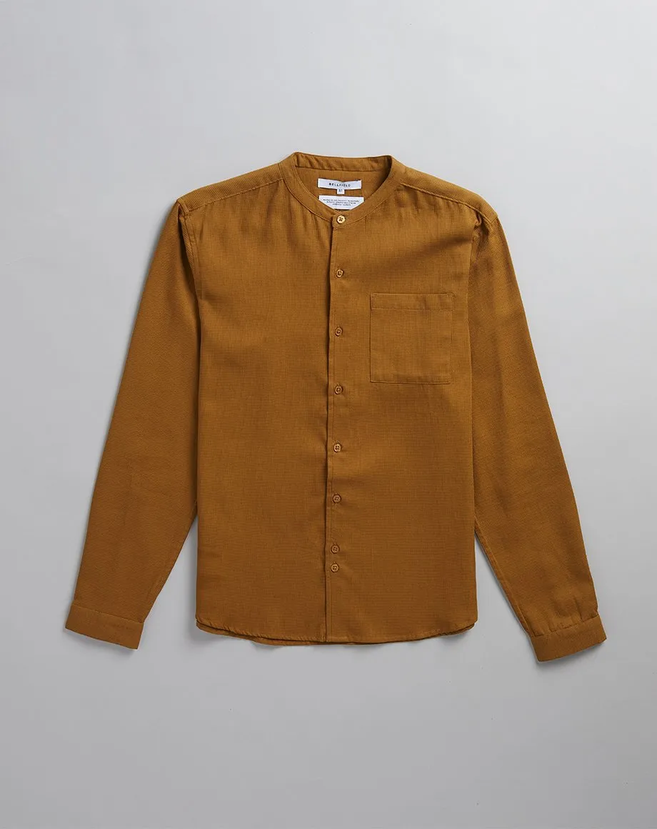 GASTON MENS SHIRT | TOBACCO