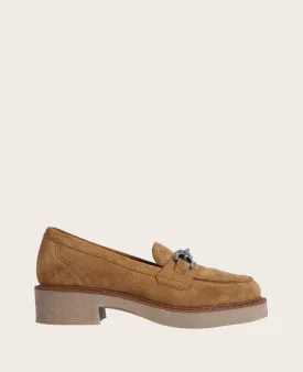 GENTLE SOULS - Libby Suede Lug Bit Loafer