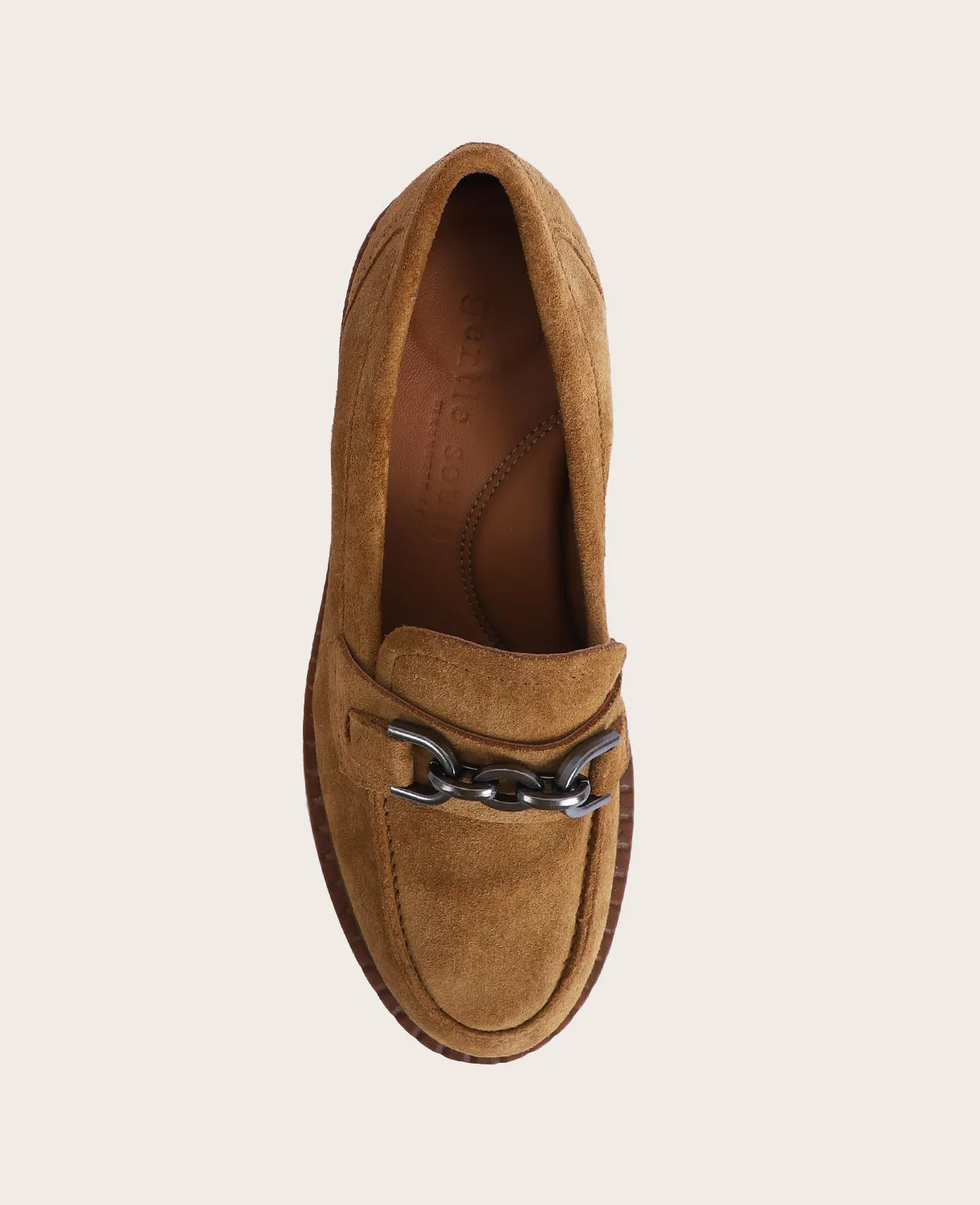 GENTLE SOULS - Libby Suede Lug Bit Loafer