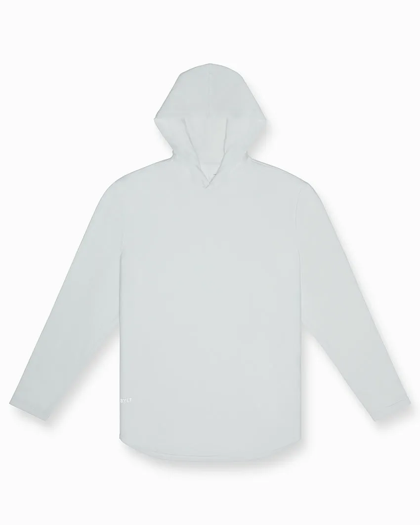 Hooded Drop-Cut Long Sleeve