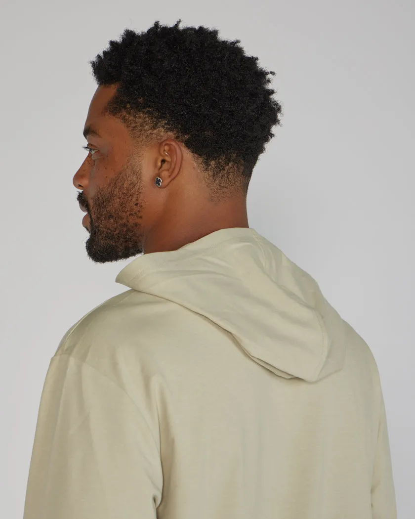 Hooded Drop-Cut Long Sleeve