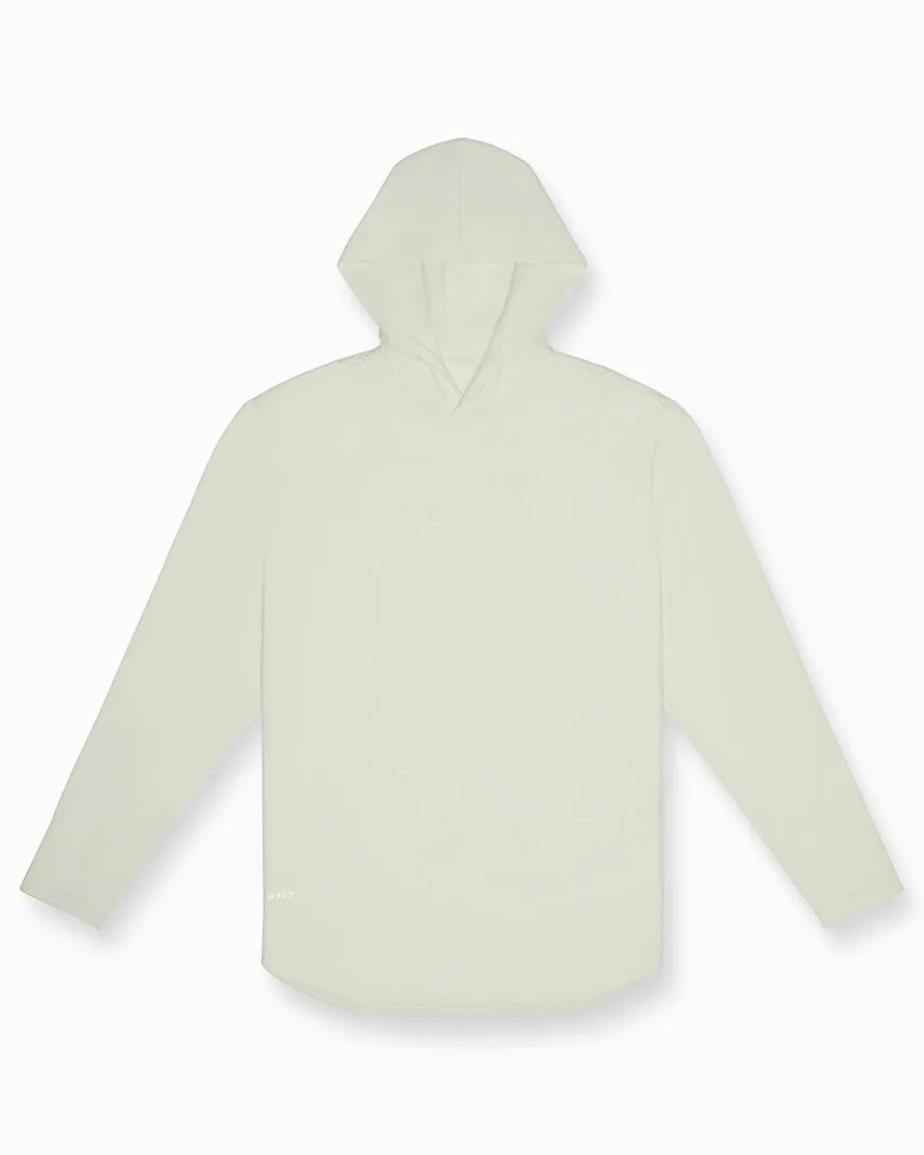 Hooded Drop-Cut Long Sleeve