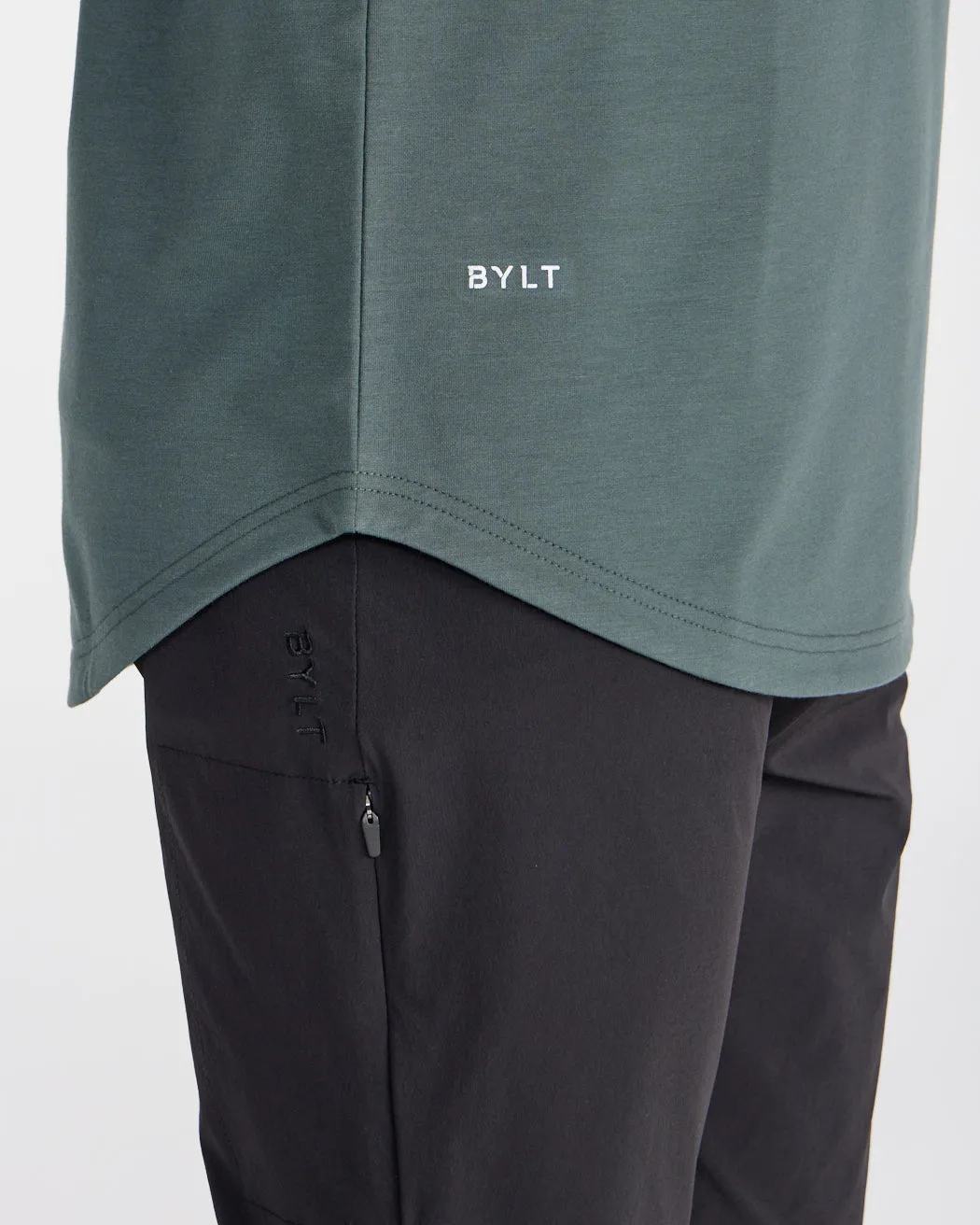 Hooded Drop-Cut Long Sleeve