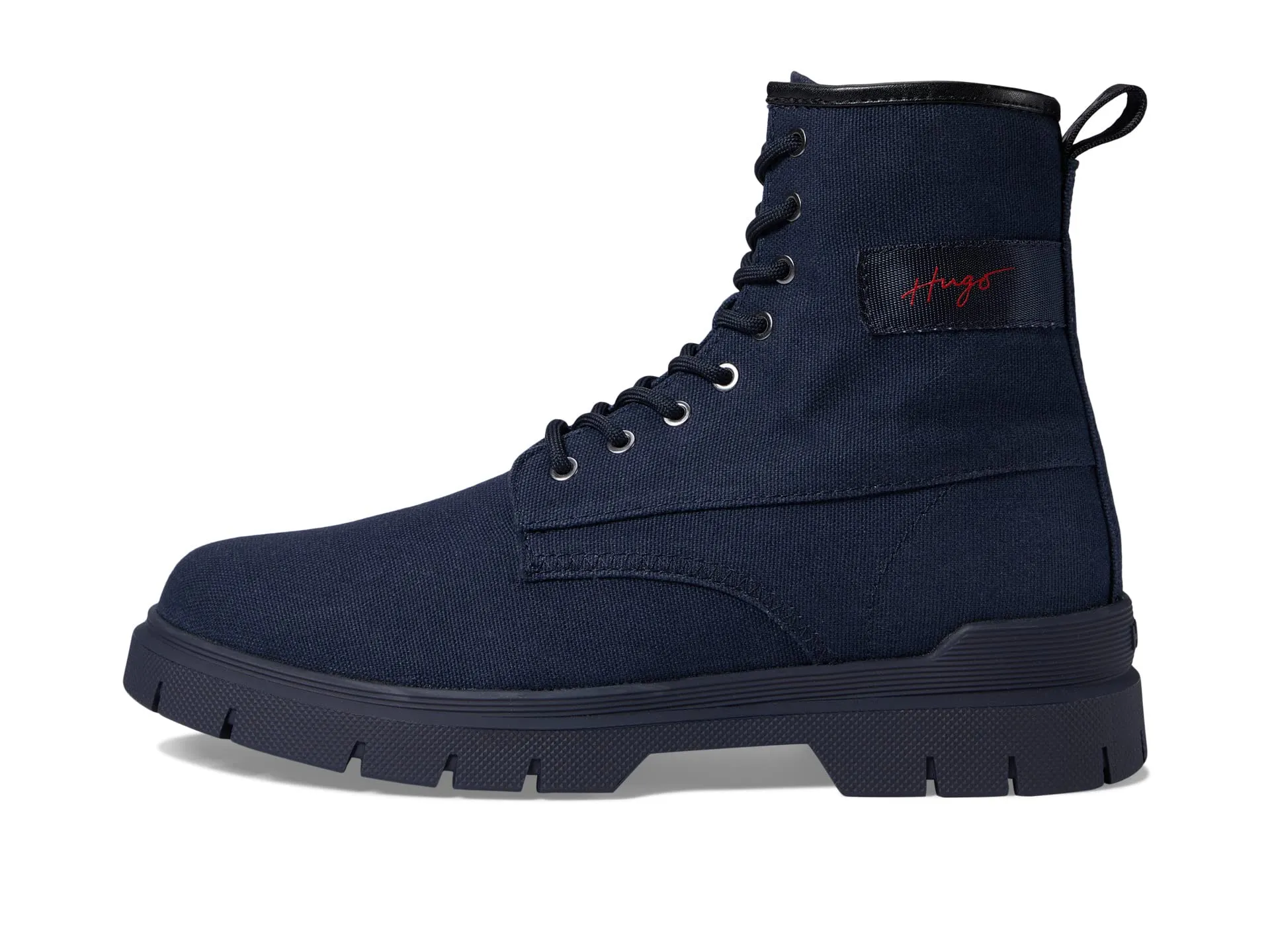 HUGO Ryan Canvas Lace-Up Boots