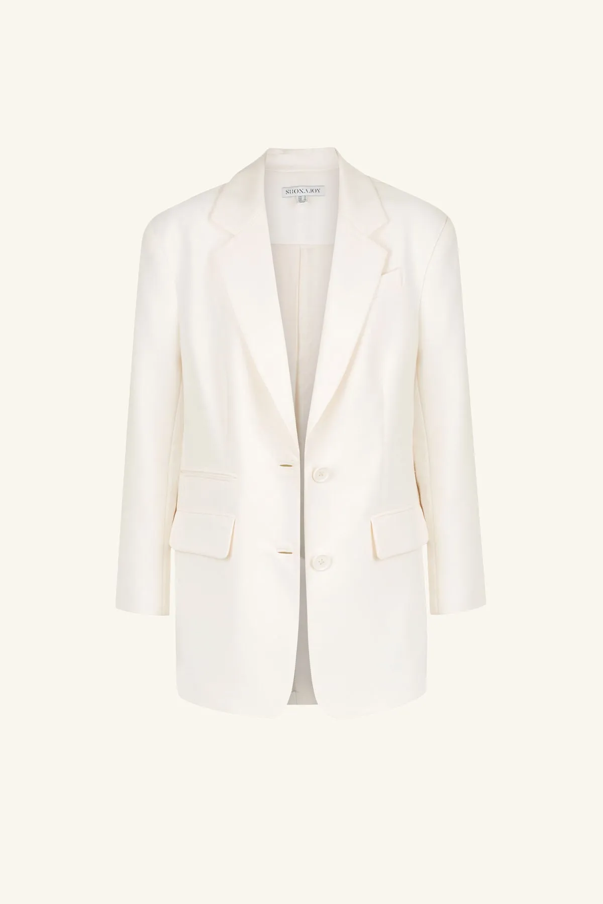 IRENA OVERSIZED BLAZER - IVORY