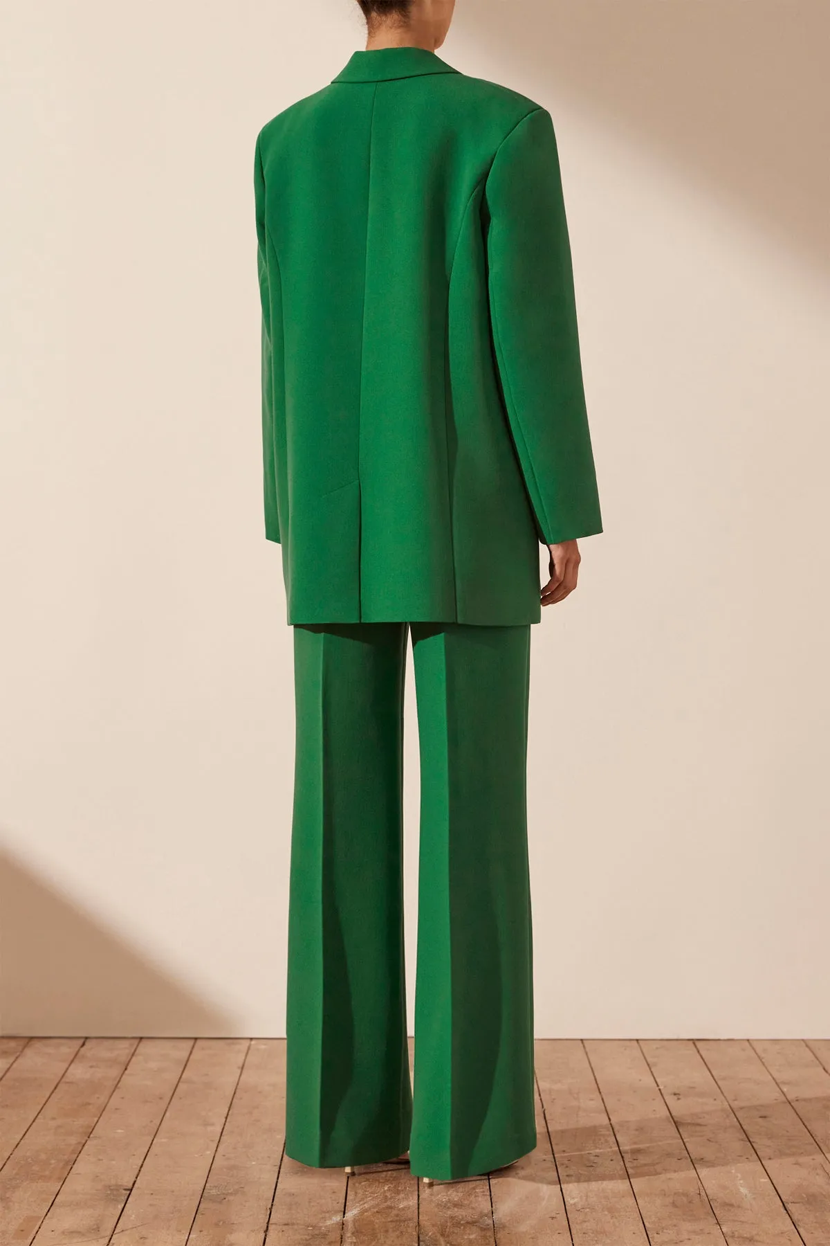 IRENA OVERSIZED BLAZER - TREE GREEN