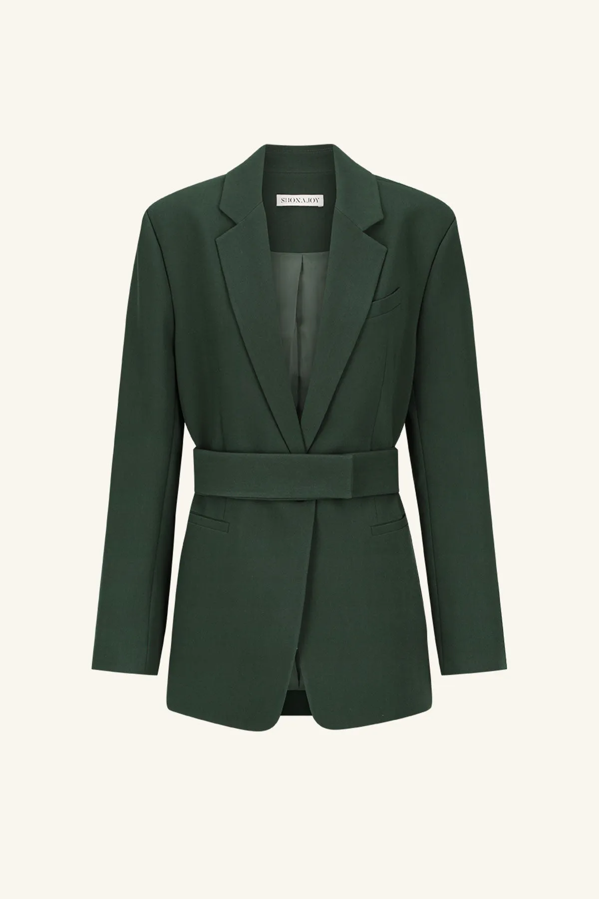 IRENA OVERSIZED TAILORED BLAZER WITH BELT